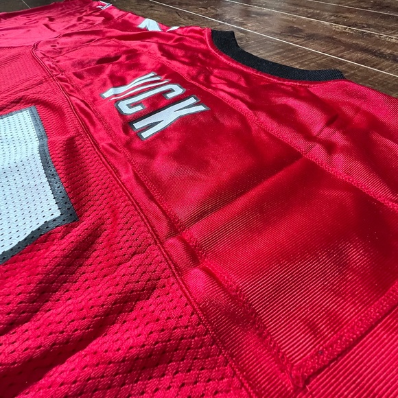 VTG Reebok Atlanta Falcons Michael Vick #7 NFL Jersey - Men’s XL - Red - Picture 5 of 9